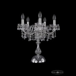 Настольная лампа 1410L/5/141-47 Ni V0300 Bohemia Ivele Crystal (Стеклянный рожок)