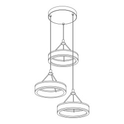 Citilux Дуэт CL719030 LED Подвесной светильник Белый