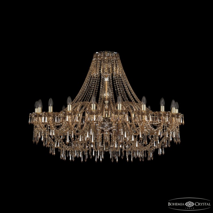 Люстра хрустальная 1403/20/460 G M721 Bohemia Ivele Crystal (Стеклянный рожок)