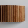 WOODLED ROTOR Wall Lamp Horizontal