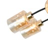 Escada 2113/6P E27*40W Black/Gold