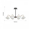 Люстра 273908/8 BK/GD Arte Milano (Светодиодные)