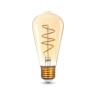157802006 Лампа Gauss LED Filament ST64 Flexible E27 6W Golden 360lm 2400K 1/10/40