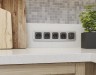 Ambrella Light Лицевая панель для 1-клавишных выключателей с подсветкой QUANT Ambrella Volt ALFA AP8020