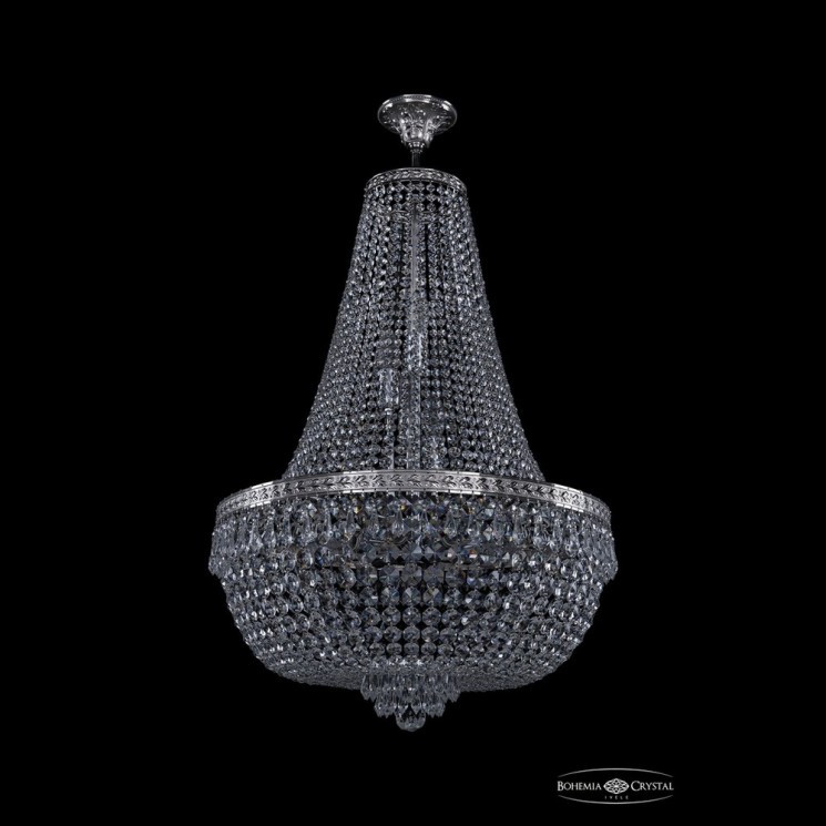 Люстра хрустальная 19271/H2/55IV Ni Bohemia Ivele Crystal (Потолочные)