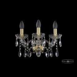 Бра хрустальные 1413B/3/141 G Bohemia Ivele Crystal (Стеклянный рожок)