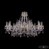 Люстра хрустальная 1411/12/360 G  Bohemia Ivele Crystal (Стеклянный рожок)