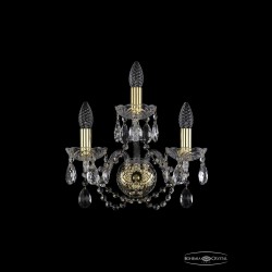 Бра хрустальные 1402B/2+1/141 G Bohemia Ivele Crystal (Стеклянный рожок)