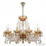 Люстра с цветным хрусталём 5402/10/240 G Amber/M-1H K721 Bohemia Ivele Crystal (5402)