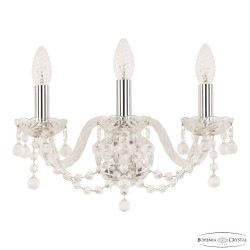 Бра хрустальные 108B/3/141 Ni Bohemia Ivele Crystal (Стеклянный рожок)