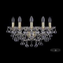 Бра хрустальные 1409B/5/160/XL G Bohemia Ivele Crystal (Стеклянный рожок)