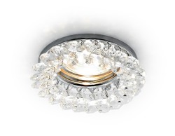 Ambrella Light Встраиваемый светильник Crystal Spot K206 CL/CH
