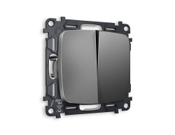 Ambrella Light Комплект механизма 2-клавишного проходного выключателя Ambrella Volt OMEGA MO653020