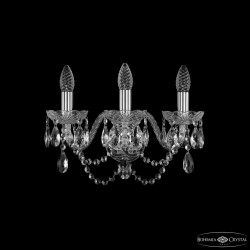 Бра хрустальные 1402B/3/160 Ni  Bohemia Ivele Crystal (Стеклянный рожок)
