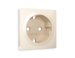 Ambrella Light Лицевая панель для электрической розетки с заземлением QUANT Ambrella Volt ALFA AP3060