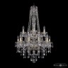 Люстра хрустальная 1415/10+5/200/h-92/2d G Bohemia Ivele Crystal (Стеклянный рожок)