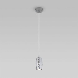 Подвесной светодиодный светильник в стиле лофт                      Eurosvet  50246/1 LED/ хром