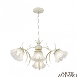 Люстра с плафонами в виде цветка 316066/D680/4 IV Arte Milano (Подвесные)