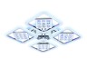 Ambrella Light Потолочная светодиодная люстра Ice FA288
