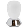 Light Star 807914 UovoIII Настольная лампа диммируемая 10W 3000K матовый/хром