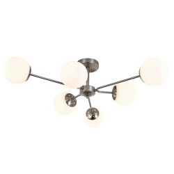 150008/6R E27*60W Satin nickel