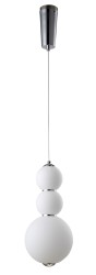 Crystal Lux Светильник подвесной Crystal Lux DESI SP3 CHROME/WHITE