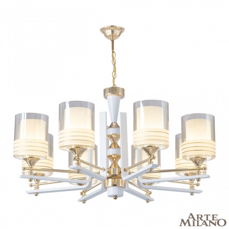 Люстра 306087/8 Wh/Gd Arte Milano (Подвесные)