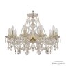 Люстра хрустальная 105/10/240 G Bohemia Ivele Crystal (Стеклянный рожок)