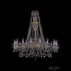 Люстра хрустальная 1411/16/400/XL-115 G Bohemia Ivele Crystal (Стеклянный рожок)