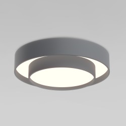 Потолочный светодиодный светильник с регулировкой яркости и цветовой температуры                      Eurosvet  90330/2 серый