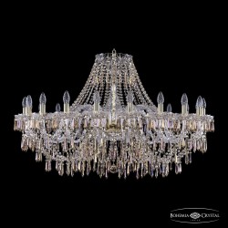 Люстра хрустальная 1403/20/400 G R801 Bohemia Ivele Crystal (Стеклянный рожок)