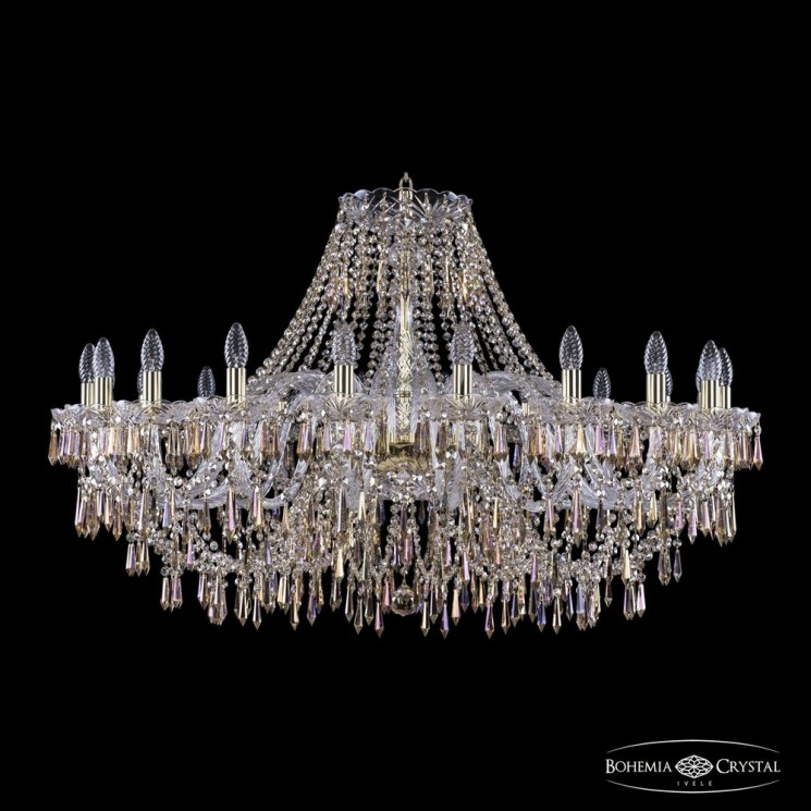 Люстра хрустальная 1403/20/400 G R801 Bohemia Ivele Crystal (Стеклянный рожок)