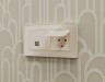 Ambrella Light Лицевая панель для компьютерной/телефонной розетки RJ-45/RJ-11 QUANT Ambrella Volt ALFA AP3320