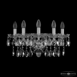Бра хрустальные 1413B/5/165/XL Ni Bohemia Ivele Crystal (С 2 лампочками и более)