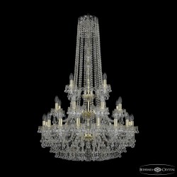 Люстра хрустальная 1409/16+8+4/300/h-130/3d G Bohemia Ivele Crystal (Стеклянный рожок)