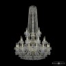 Люстра хрустальная 1409/16+8+4/300/h-130/3d G Bohemia Ivele Crystal (Стеклянный рожок)