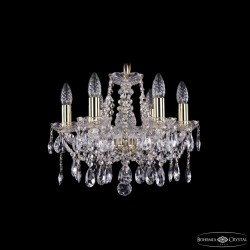 Люстра хрустальная 1413/6/141 G Bohemia Ivele Crystal (Стеклянный рожок)