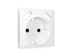 Ambrella Light Лицевая панель для электрической розетки с/з со шторками 2USB A+A QUANT Ambrella Volt ALFA AP1290
