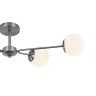 150008/4R E27*60W Satin nickel