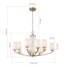 Подвесная люстра ST Luce Opalus SL1403.303.10