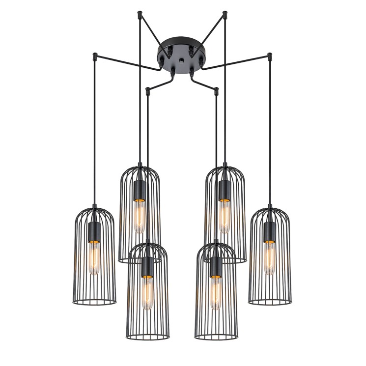 Escada 10198/6 E27*60W Black