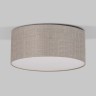 Потолочный светильник с тканевым абажуром                      TK Lighting  5636 Rondo Linen