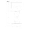 Декоративная настольная лампа Divinare VOLTURN 1243/06 TL-15