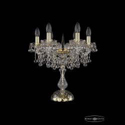 Настольная лампа 1409L/6/141-47 G Bohemia Ivele Crystal (Стеклянный рожок)
