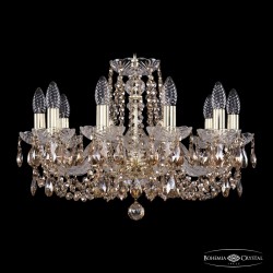 Люстра хрустальная 1402/10/195 G R721 Bohemia Ivele Crystal (Стеклянный рожок)