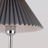 Настольный светильник с тканевым абажуром                      Eurosvet  01132/1 хром/графит