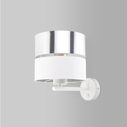Бра с абажуром                      TK Lighting  4175 Hilton Silver