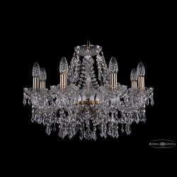 Люстра хрустальная 1403/8/195 Pa Bohemia Ivele Crystal (Стеклянный рожок)