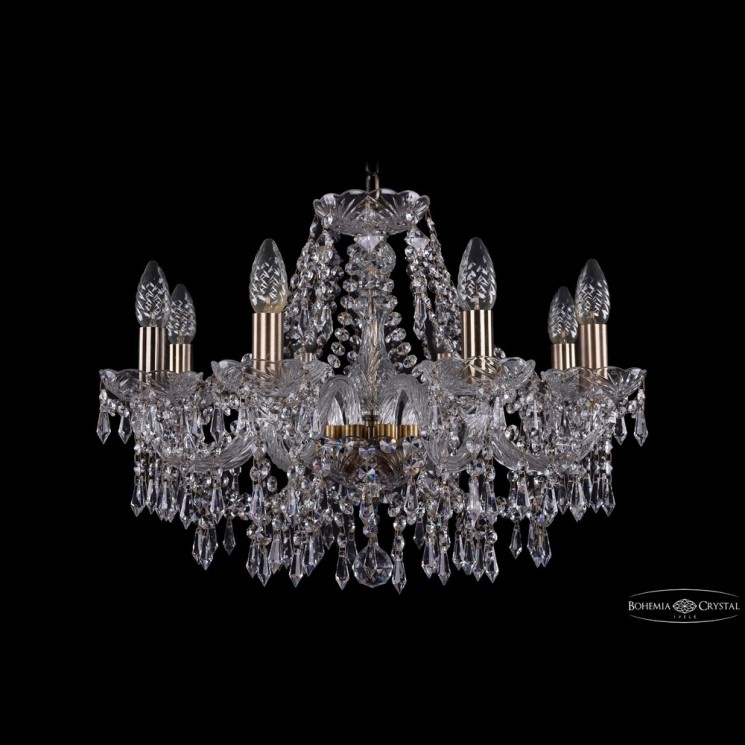 Люстра хрустальная 1403/8/195 Pa Bohemia Ivele Crystal (Стеклянный рожок)