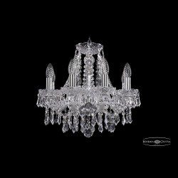 Люстра хрустальная 1403/8/141 Ni Bohemia Ivele Crystal (Стеклянный рожок)